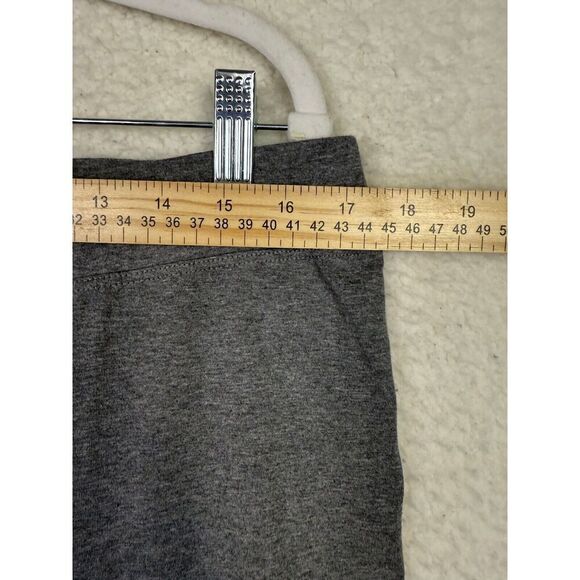 Eileen Fisher System Ankle Stretch Cotton Pants Gray Pull On Casual Size Large - Picture 5 of 7